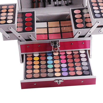 Makeup Kit Set Professional with Eyeshadow Blusher Eyebrow Powder Eyeliner Pencil for Girls Woman Daily Use Holiday Beginner