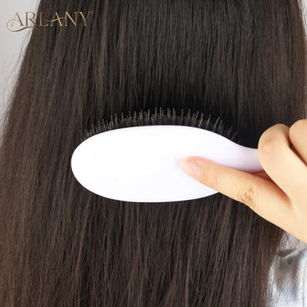 Boar Bristle Hair Brush Massage Comb Barber Salon Hair Brush Styling Tool Hairdressing Shaving Paddle Hair Extension Supplies
