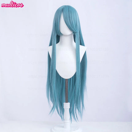 High Quality Anime 100Cm Long Staight Cosplay Wig Black White Red Pink Brown Gold Blue Blonde Purple Heat Resistant Hair Wigs