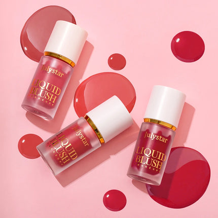 6 Color liquid powder blusher is durable and natural, easy to mix, light in texture, suitable for all skin colors, and suitabl