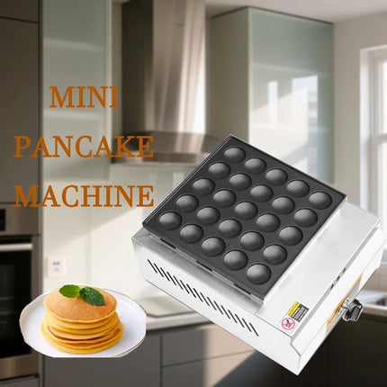 HPH2O 25 Holes Commercial Gas Mini Pancake maker Mini hotcakes Machine Dessert Maker  Dutch Mini Pancakes Machine
