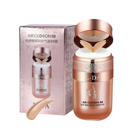 Air Cushion BB Cream Butterfly Powder Puff Moisturizing Foundation Concealer Whitening Oil-control Waterproof Makeup Cosmetics