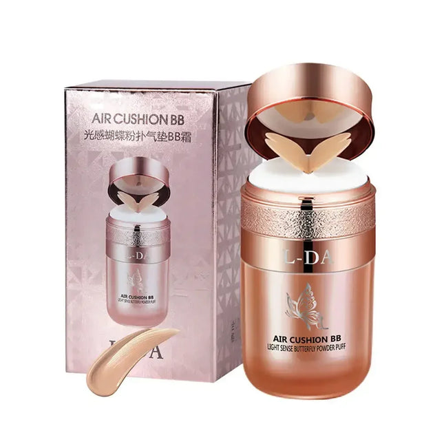 Air Cushion BB Cream Butterfly Powder Puff Moisturizing Foundation Concealer Whitening Oil-control Waterproof Makeup Cosmetics