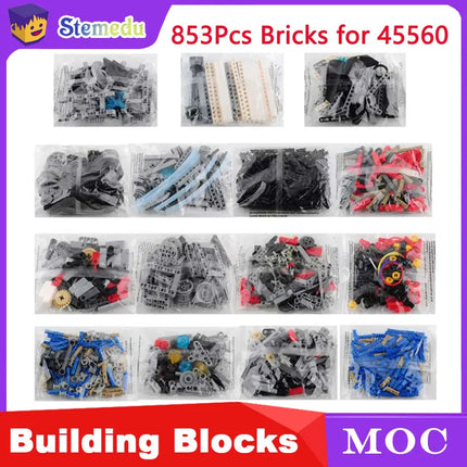 MOC Bricks For Legoeds EV3 Mindstorms 45560 45544 Core Set DIY Robot Toy Education Learning Building Blocks STEM Education