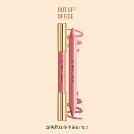 OUTOFOFFICE double-ended contour pen, shadow highlight pen, three-dimensional brightening nose shadow concealer
