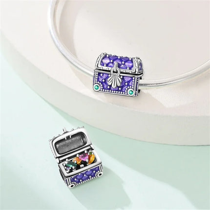 Lucky 925 Sterling Silver Money Tree Lucky Cat God of Wealth Dollar Treasure Charm Fit DIY Bracelet Necklace Good Luck Wish Gift