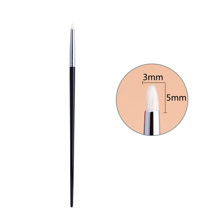 Small Smoky Liner Makeup Brushes Eyeliner Smudge Brush Precision Smudge Makeup Brush Horse Hair Eyeshadow Smudge Brush
