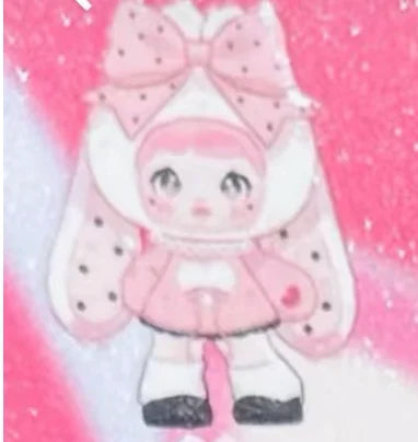 New Genuine Nommi Pink Energy Series Vinyl Doll Pendant Mystery Surprise Cute Blind Box Action Figure Doll Bjd Birthday Kid Gift