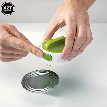 Portable Manual Can Opener Stainless Steel Bottle Opener Cap Wringer Kitchen Gadget Multi-purpose Labor-saving Can Opener