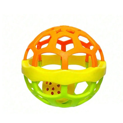 Baby Toys 0 12 Months Rotating Rattle Ball Grasping Activity Baby Development Toy Silicone Teether Baby Sensory Toys for Babies