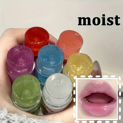 Herorange Lip Flower Elegant Lip Balm Long-Lasting Moisturizing Refreshing Non-Sticky Prevents Dryness and Reduces Lip Lines Primer Christmas Gift