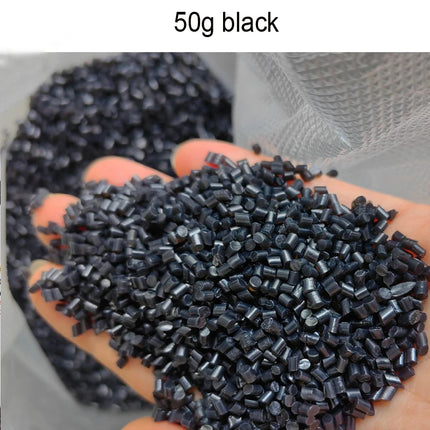 50G Genuine Quality Italian Keratin Extra Strong Hold Keratin Grains Black Brown Transparent color For Fusion Hair Extensions
