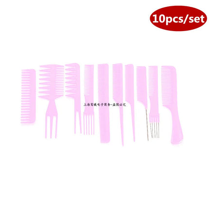 Anti-Static Black Plastic Hairbrush for Men & Women Salon Professional Hairdressing Styling Tool