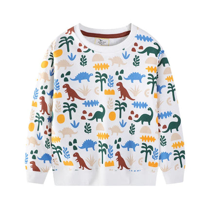 Jumping Meters 2-7T Fairy Tale Girls Sweatshirts For Autumn Spring Long Sleeve Baby Clothing Toddler Hooded Kids Shirts