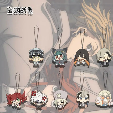 Anime GACHIAKUTA Mobile Phone Lanyard Rudo Enjin Zanka Riyo Jabber Acrylic Keychain Pendant Chains for Accessories Bag Fans Gift