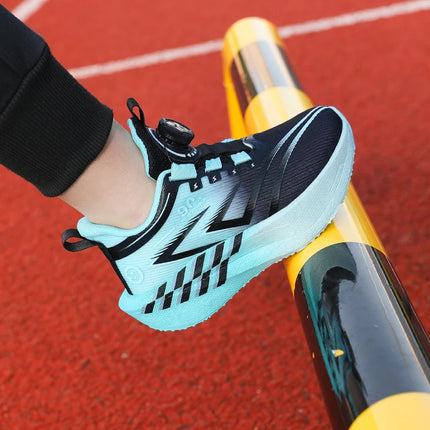 Children Sneakers Spring Soft Sole Rebound Anti Slip Student Competition Training Shoes Casual Professional Running Shoes