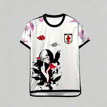 2026 New Anime Naruto Uchiha Itachi Jersey Manga Style Men's and Women's Summer Casual 3D Printed T-Shirt
