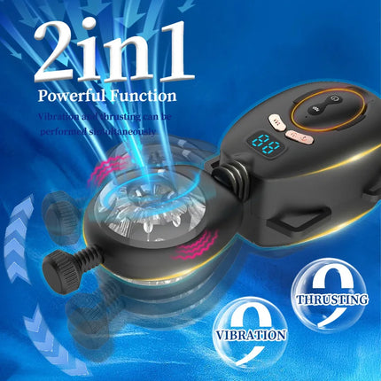 Automatic Swing Male Masturbator Wearable Thrusting Vibrating Masturbator for Men Cock Lasting Trainer Pocket Pussy Sex Toys 18
