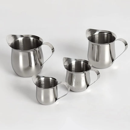 2/3/5/7oz Coffee Milk Frothing Pitcher Cup Steel Espresso Creamer Pitchers Ounce Measuring Cup With Pouring Spout Coffeeware
