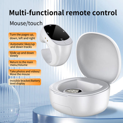 Page Turner Clicker BT Camera Video Recording Remote Remote Scrolling Ring for iPhone Android Tablet Touch Screen Page Turner