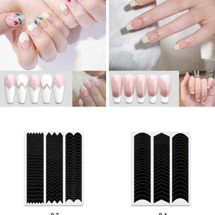Nail Art Stickers & Tweezers / Stickers Ongles & Pince
