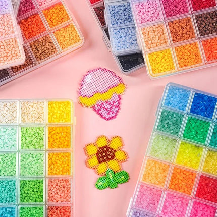2.6mm 96 Colors Hama Beads DIY Craft Toys 3D Puzzle Iron Beads Creative Handmade Materials