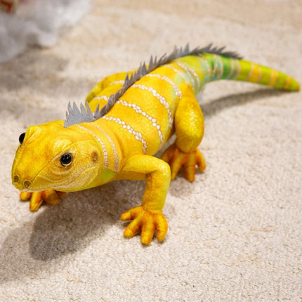 New 50cm Cute Long Soft Bearded Lizard Plush Toy Real Life Reptile Dragon Stuffed Animal Lovely Room Decor Gift For Boy And Girl