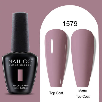 NAILCO Winter Series Color Gel Nail Polish 15ML Semi Permanent Soak Off Gel Varnishes Super Texture Gorgeous Nail Manicure Art