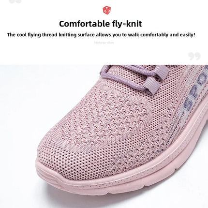 Sneakers 2025 New Fashion Wedge Platform Plus Size Casual Sports Shoes Women Lace-up Mesh Breathable Women's Vulcanized Shoes