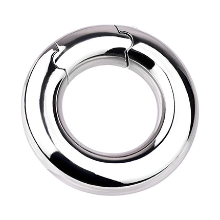 FRRK Weight Scrotal Ring Stainless Steel Ball Stretcher Metal Lock Ring Male Bondage Adult Intimate Personal Restraint Wear Toy
