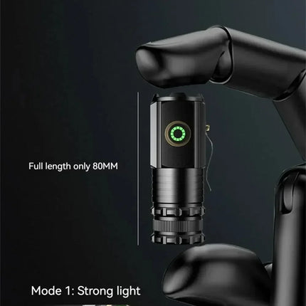 Portable Powerful Mini LED Flashlight With pen clip Rechargeable Pocket Emergency Torch Waterproof Hiking Camping Flash Light