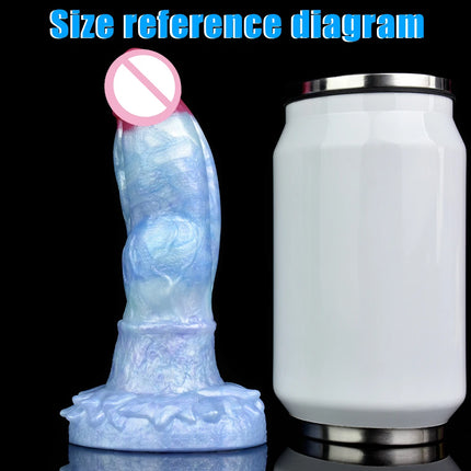 YESBUY Monster Animal Penis S/L/M Ice Dragon Dildo With Suction Cup Butt Plug Anal Vaginal Massager For Men Women Adults Sex Toy