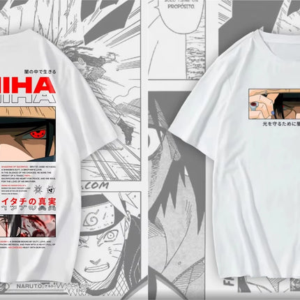 Creative Hokage Element Y2k Anime T-shirt Cool Printed Men's and Women's Extra Large Short Sleeve T-shirt for Casual Fitness
