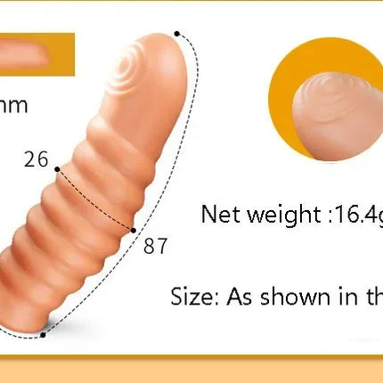 SM G-Point Stimulation Finger Orgasm Clitoris Vaginal Stimulator Sex Toys for Women Masturbator Brush Finger Sleeve Adult Games