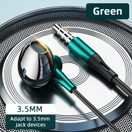 For Samsung Headphones HiFi Bass Stereo Volume Control With Mic USB Type C 3.5mm Wired Eadphone For Galaxy S25 S24 S23 S22 Ultra