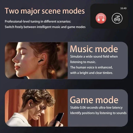 New A9Pro Wireless Earbuds Touch Screen Control Noise Cancelling Super Bass Premium Sound Headphones In-ear Bluetooth Earphone