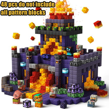 Mine World Magnet Blocks / Blocs Magnétiques Mine