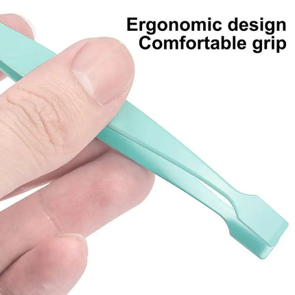 Precise Professional Makeup Tool Lash Applicator Tool Eyelash Cluster Non Slip  Applicator Tweezers for Travel Salon Separating