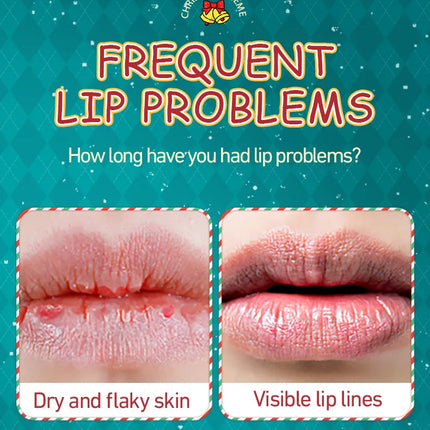 SADOER Christmas Honey Lip Balm Cherry Avocado Brightening Lips Balm Moisturizing Anti Cracking Hydrating Repair Lipstick
