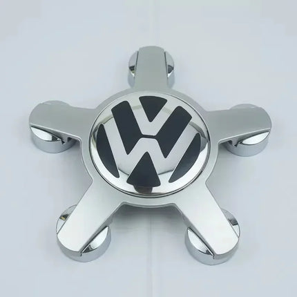 4PCS 135mm 4F0601165N Sticker Wheel Center Cap Car Hub Cap Five Claws Logo For Volkswagen B5 B6 B7 POLO Passat Golf MK5 Sticker