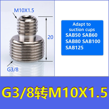 SAB Series Vacuum Suction Cups SAB22/30/40/50 Manipulator Corrugated Sucker Strong Force Nitrile Rubber Industrial Accessories