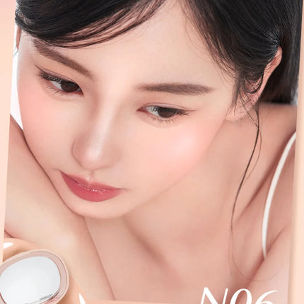 Foreverkey Double Color Blush Plate Water Light Blusher Highlight Cream Long Lasting Natural Brighten Peach Pink Rouge Makeup