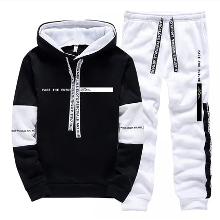 2026 New in Men's Set Hoodie&sweatpants Autumn Daily Casual Fashion Hooded Sportswear Male Home Outdoor Comfort Soft Jogger Suit