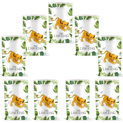 Lion King Simba Party Favors Animal Slap Bracelet Sticker Keychain Kids Birthday for Boys Festival Gifts Pinata Filler Gift