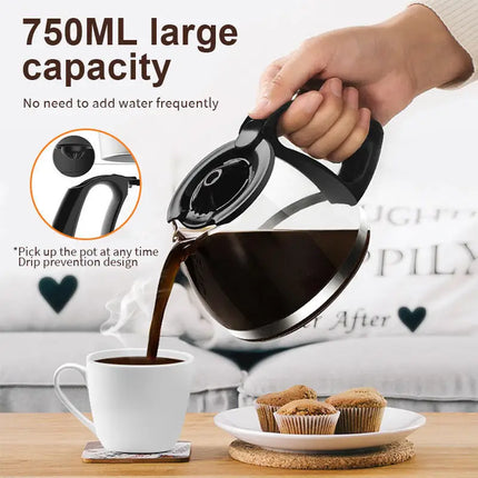 Coffee Machine Automatic 110v-240Vdrip Coffee Machine American Milk Tea Machine Coffee Pot