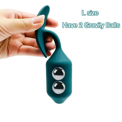 3pcs/Set Anal Plug With Balls Anal Contraction Training Butt Plug Prostate Massage Anal Sex Toys For Women Men Beginner Sex Shop