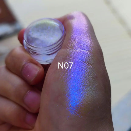 Colorful Chameleon Eyeshadow High Pigmented Multi Chrome Pigments Metallic Eye Shadow Pallete Eye Glitter Shiny Makeup Cosmetic