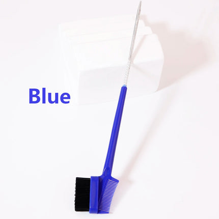 Double sided hair edge brush professional salon hair styling anti-static hair comb mouse tail comb Special for real hair wigs