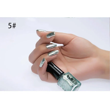 Metal Colour Nail Gel Polish Semi Permanent Mirror Gel Varnish Base Top Coat UV Gel Varnish Soak Off Nails Art Glue Nail Polish