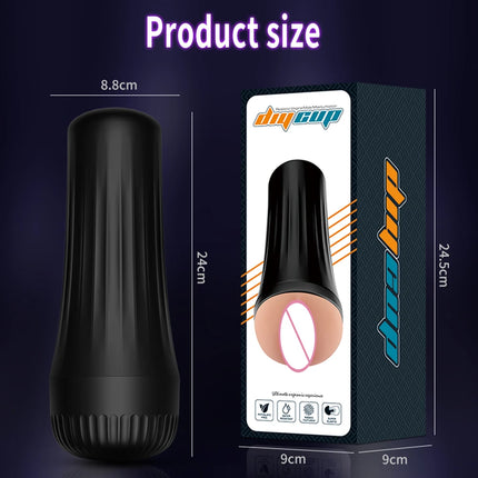 Realistic And Compact Vagina Male Masturbator Soft Tight Pussy Erotic 18+ Adults Toy Sex Toys For Men Masturbatings Machine  Toy